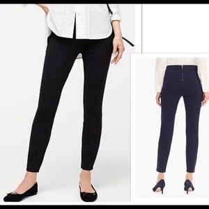 J Crew Black “Any Day” Stretch Ponte Pants - L